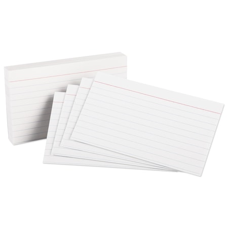 OXFORD Index Cards, Ruled, 3x5", White, PK100 31